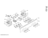 Схема №5 HEA510BS2 с изображением Панель управления для плиты (духовки) Bosch 11020768