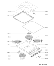 Схема №1 AKM607/IX/02 с изображением Затычка для плиты (духовки) Whirlpool 481010501594