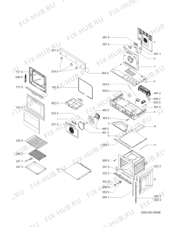 Схема №1 AKL848IX (F092200) с изображением Инструкция по эксплуатации для плиты (духовки) Indesit C00360942