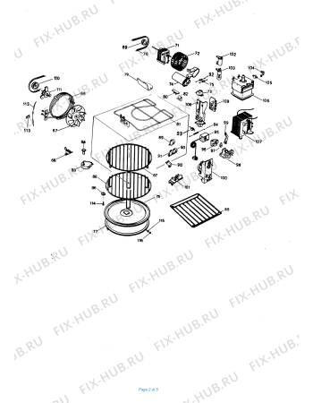 Схема №1 MW 862F Nero с изображением Субмодуль для микроволновки DELONGHI 521355