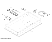 Схема №3 SGSXP365TS Thermador с изображением Варочная панель для электропечи Bosch 00776634