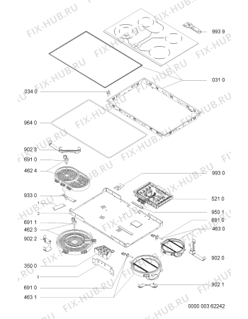 Схема №1 EPAD 5470 IN с изображением Затычка для электропечи Whirlpool 481244039264