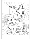 Схема №1 DW1260WA с изображением Запчасть для электропосудомоечной машины Whirlpool 482000016607