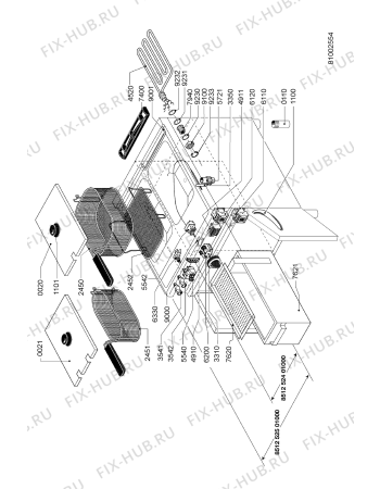 Схема №1 AGB 524/WP с изображением Кольцо для духового шкафа Whirlpool 483286009313