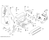 Схема №4 SMS69M68EU с изображением Передняя панель для посудомоечной машины Bosch 00675489