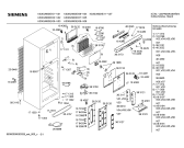 Схема №3 KS30U600IE с изображением Дверь для холодильника Siemens 00216880