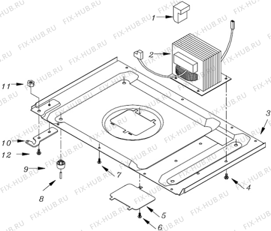 Схема №4 MO-230 DW (663167, WP800D-823) с изображением Панель управления для микроволновки Gorenje 116254