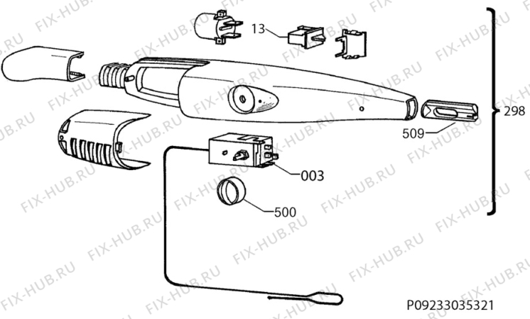 Взрыв-схема холодильника Aeg S71701TSX0 - Схема узла Diffusor