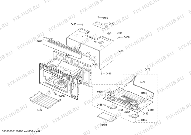 Схема №5 HMV9303 с изображением Программатор для плиты (духовки) Bosch 00640213