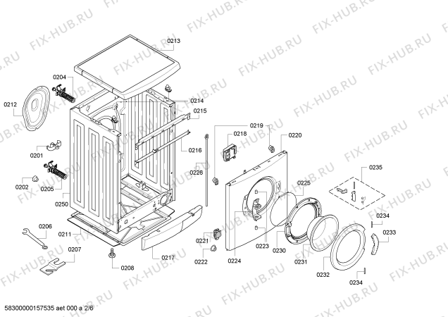 Схема №6 WM14E4X4 iQ300 varioPerfect с изображением Дисплей для стиральной машины Siemens 00655844