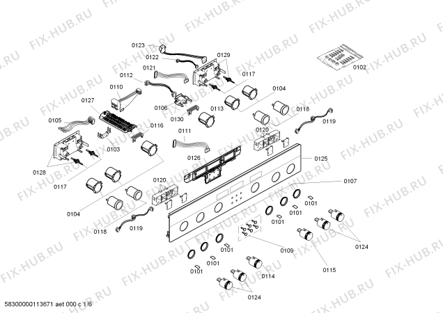 Схема №4 HE360260 с изображением Ручка конфорки для электропечи Siemens 00423237
