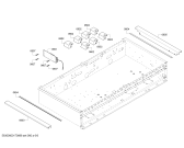 Схема №5 PC486GLBS с изображением Коллектор для плиты (духовки) Bosch 00663744