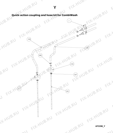 Схема №20 AFO 390 с изображением Уплотнение для электропечи Whirlpool 483286012035