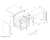 Схема №5 3VS704IA 9,5 litros A++ - tp3 с изображением Передняя панель для посудомоечной машины Bosch 00707402