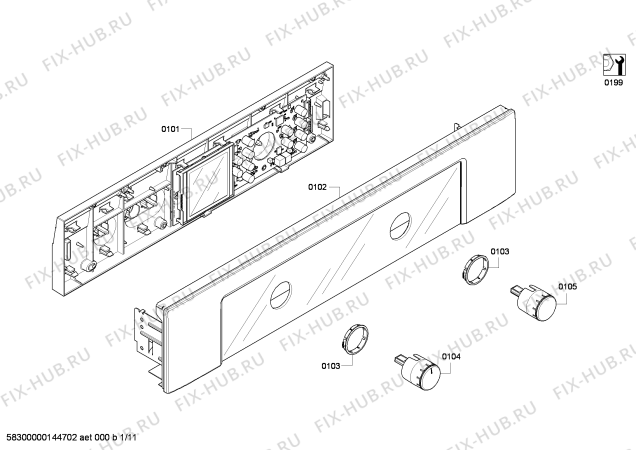 Схема №9 HBL5750UC с изображением Декоративная рамка для духового шкафа Bosch 00684120
