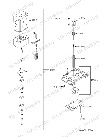 Схема №10 S20D RSS33-A/G с изображением Блок управления для холодильника Whirlpool 481228028039