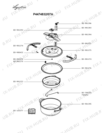 Схема №1 P4474832/07A с изображением Сотейника Seb SS-981394