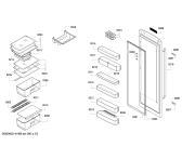 Схема №3 KS38KV50 с изображением Дверь для холодильной камеры Siemens 00248267