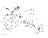 Схема №7 B96C43N0MK с изображением Панель управления для плиты (духовки) Bosch 00706541