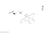 Схема №5 HBA20B050 с изображением Панель управления для плиты (духовки) Bosch 00678292