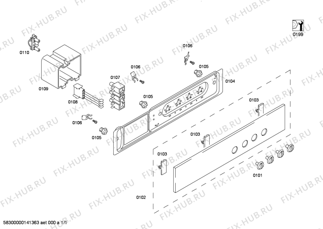 Схема №1 3AE350X Set control balay inox с изображением Ручка конфорки для духового шкафа Bosch 00420360