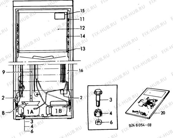 Взрыв-схема холодильника Privileg 007.424-5 - Схема узла C10 Cold, users manual