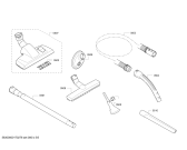 Схема №3 BGS41434 Bosch GS-40 с изображением Крышка для электропылесоса Bosch 00753635