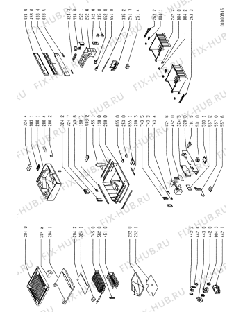 Схема №3 ARG663 ARG 663/PH с изображением Всякое для холодильника Whirlpool 481946248171