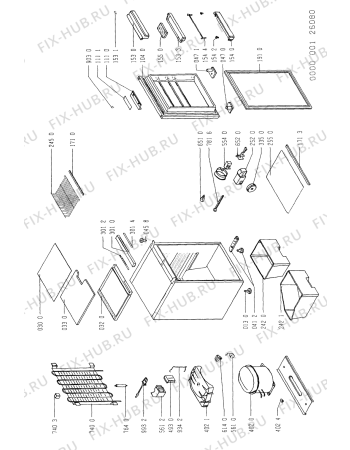 Схема №1 ART 313/KO/1 с изображением Поверхность для холодильника Whirlpool 481945819656
