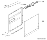Схема №4 F88715VI1P с изображением Микромодуль для посудомоечной машины Aeg 973911437327043