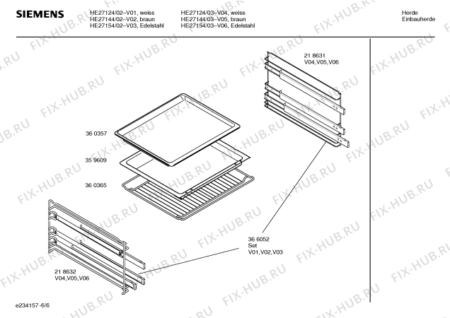 Схема №2 HE27144 с изображением Инструкция по эксплуатации для плиты (духовки) Siemens 00581072