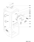 Схема №8 MSZ 906 DF (UK) с изображением Дверца для холодильной камеры Whirlpool 480132103124