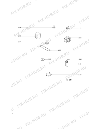 Схема №5 SMWD2 (F071941) с изображением Субмодуль для плиты (духовки) Indesit C00284578
