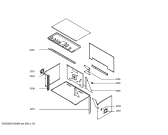 Схема №3 B9481N1 MEGA 9489 с изображением Панель управления для плиты (духовки) Bosch 00447218