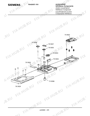 Схема №5 RA420G7 с изображением Инструкция по эксплуатации для звукотехники Siemens 00531206