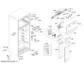 Схема №4 P1KNT3600B с изображением Дверь морозильной камеры для холодильника Bosch 00248871