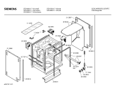 Схема №4 SE34A462 с изображением Вкладыш в панель для электропосудомоечной машины Siemens 00362281