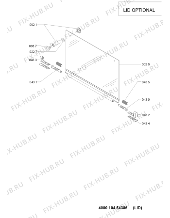 Схема №1 AKT 923/IXL с изображением Покрытие для духового шкафа Whirlpool 481060297571