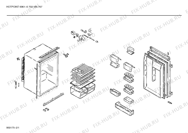 Схема №2 KICDD11FF RG6315D13 с изображением Клапан для холодильной камеры Bosch 00087202