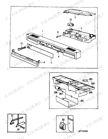 Взрыв-схема холодильника Electrolux ER3812C - Схема узла Electrical equipment