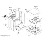 Схема №4 HSV74D020F с изображением Фронтальное стекло для плиты (духовки) Bosch 00244081