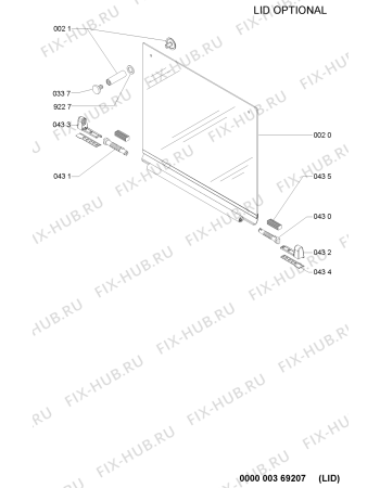 Схема №2 TGZ 5405/IN с изображением Труба для электропечи Whirlpool 481253049016