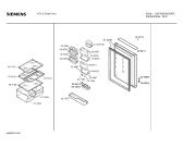 Схема №3 KT17LF2 с изображением Дверь морозильной камеры для холодильной камеры Siemens 00299858