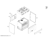 Схема №7 PRD364ELHC с изображением Панель для духового шкафа Bosch 00478899