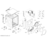 Схема №5 WDU286680W с изображением Корпус для стиралки Bosch 00716943