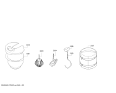 Схема №4 MUM57860AU HomeProfessional с изображением Соединительный кабель для кухонного комбайна Bosch 00754650
