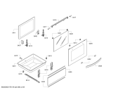 Схема №4 PHCB856251 с изображением Фронтальное стекло для духового шкафа Bosch 00687004
