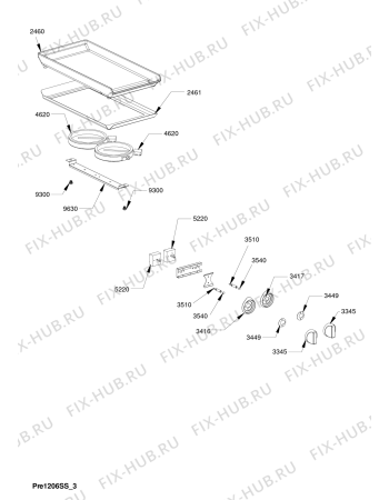 Схема №6 PRE 120 6SS с изображением Труба для электропечи Whirlpool 480121102108