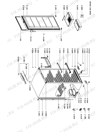Схема №1 MSG 250 S с изображением Уплотнитель (прокладка) для холодильной камеры Whirlpool 481946818167