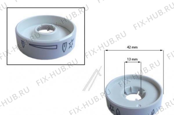 Большое фото - Кнопка для электропечи Electrolux 5616659107 в гипермаркете Fix-Hub